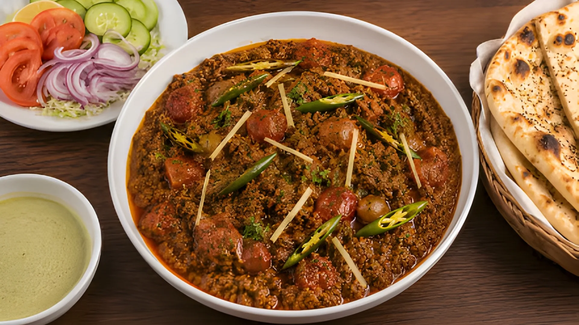 10% OFF- Shami Karahi with Salad & Naan