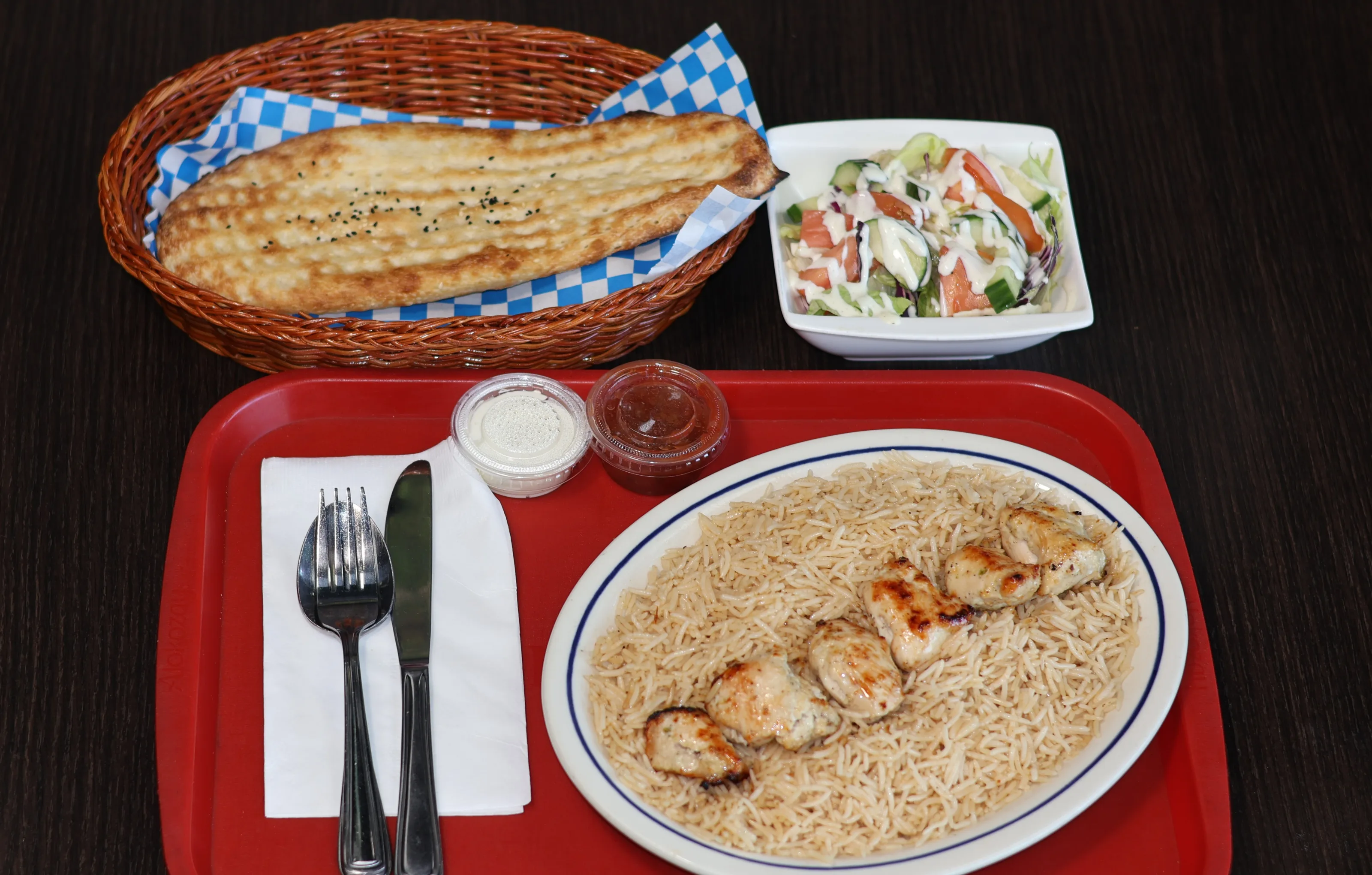 Chicken Kebob Dinner